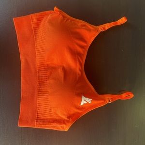 Orange Sports bra
